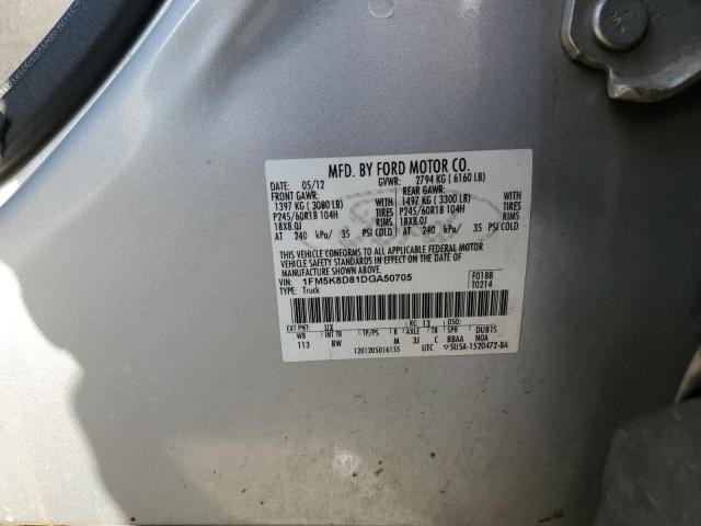 Photo 14 from auction – 2013 FORD EXPLORER X with VIN 1FM5K8D81DGA50705
