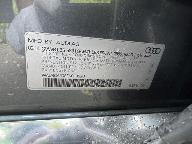 Photo 10 from auction – 2014 AUDI A8 L QUATT with VIN WAURGAFD8EN013220