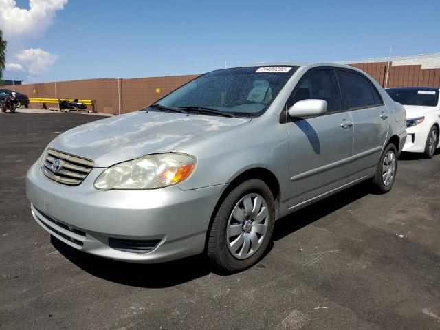 TOYOTA COROLLA CE 2003 with VIN 1NXBR38E03Z080991 - Photo from auction