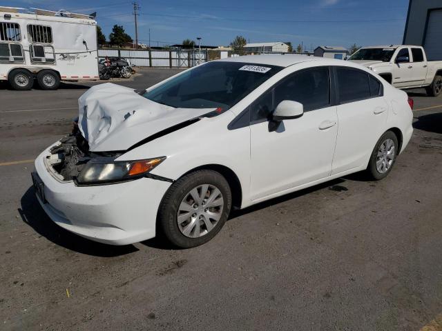 HONDA CIVIC LX 2012 with VIN 2HGFB2F55CH603434 - Photo from auction