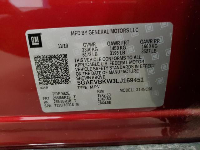 Photo 14 from auction – 2020 BUICK ENCLAVE PREMIUM with VIN 5GAEVBKW3LJ169451