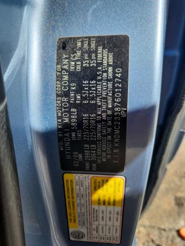 Photo 14 from auction – 2007 HYUNDAI ENTOURAGE with VIN KNDMC233876012740