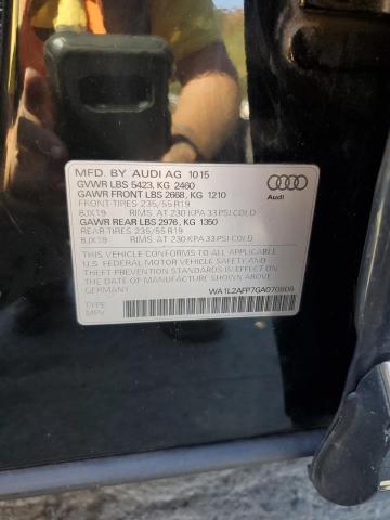 Photo 14 from auction – 2016 AUDI Q5 PREMIUM with VIN WA1L2AFP7GA070806