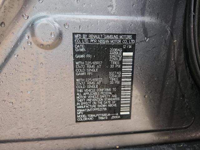Zdjęcie 14 z aukcji – 2015 NISSAN ROGUE S z VIN KNMAT2MT0FP521716
