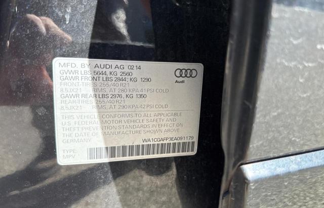 Photo 10 from auction – 2014 AUDI SQ5 PREMIU with VIN WA1CGAFP3EA091179