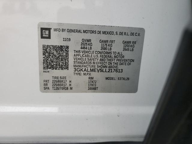 Photo 14 from auction – 2020 GMC TERRAIN SL with VIN 3GKALMEV5LL217613