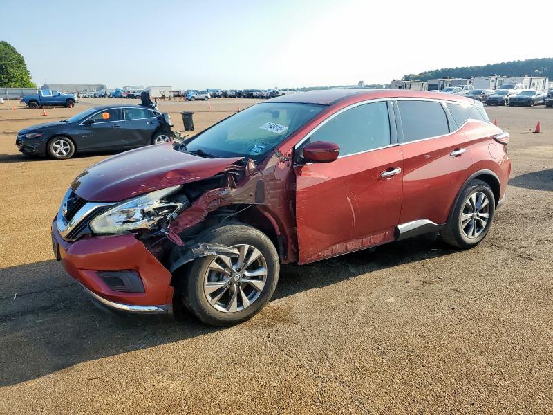 NISSAN MURANO S 2016 with VIN 5N1AZ2MG7GN107360 - Photo from auction