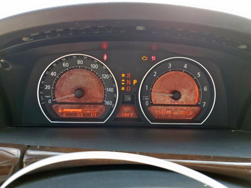 Photo 9 from auction – 2006 BMW 750 LI with VIN WBAHN83506DT36420