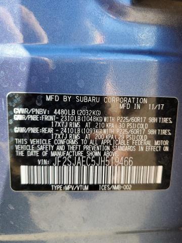 Photo 14 from auction – 2018 SUBARU FORESTER 2 with VIN JF2SJAEC5JH519466