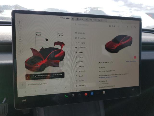 Photo 9 from auction – 2024 TESLA MODEL 3 with VIN 5YJ3E1EA5RF738445