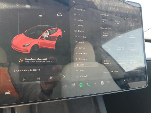 Photo 9 from auction – 2021 TESLA MODEL 3 with VIN 5YJ3E1EA9MF873405