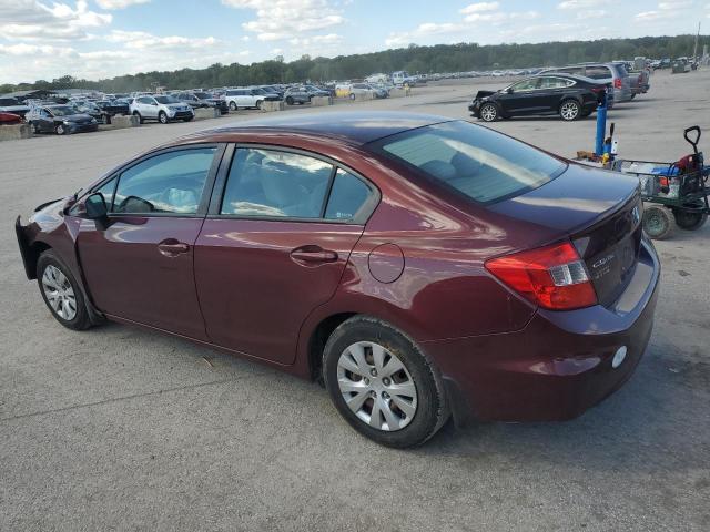 Photo 2 from auction – 2012 HONDA CIVIC LX with VIN 19XFB2F50CE104891