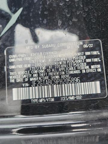 Photo 14 from auction – 2023 SUBARU CROSSTREK with VIN JF2GTABC9PH205896