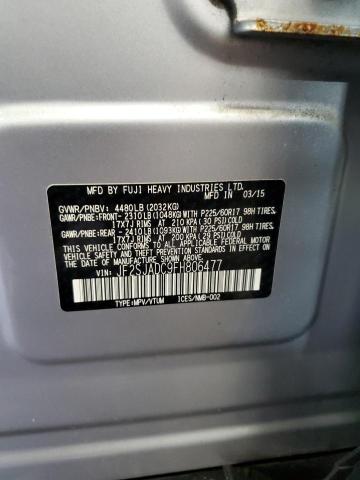 Photo 14 from auction – 2015 SUBARU FORESTER 2 with VIN JF2SJADC9FH806477