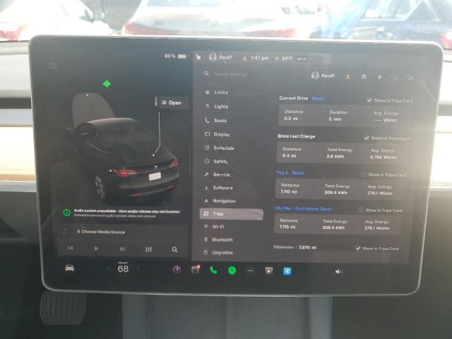 Photo 9 from auction – 2023 TESLA MODEL Y with VIN 7SAYGDEE7PA189588