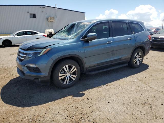 HONDA PILOT EX 2018 with VIN 5FNYF5H42JB031453 - Photo from auction