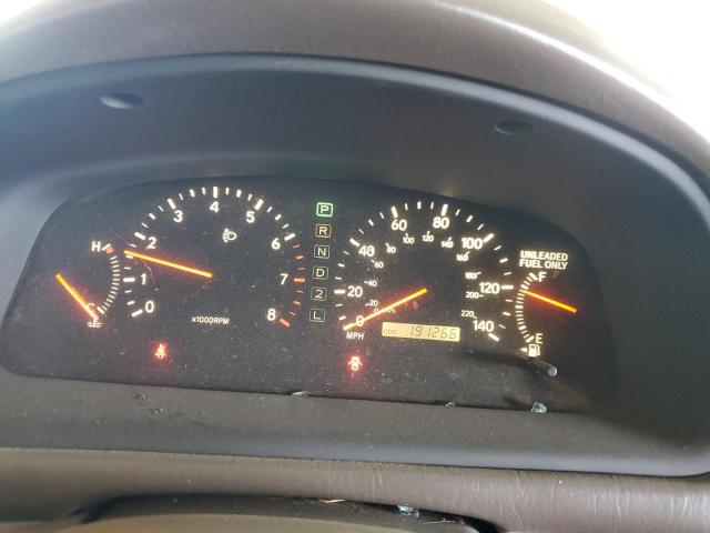 Photo 9 from auction – 2000 LEXUS ES 300 with VIN JT8BF28G2Y0266604