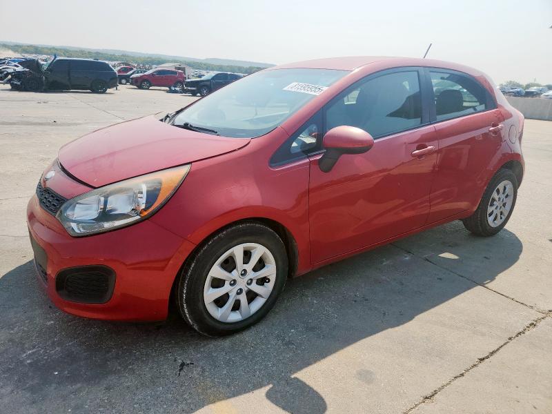 KIA RIO LX 2013 with VIN KNADM5A32D6255812 - Photo from auction