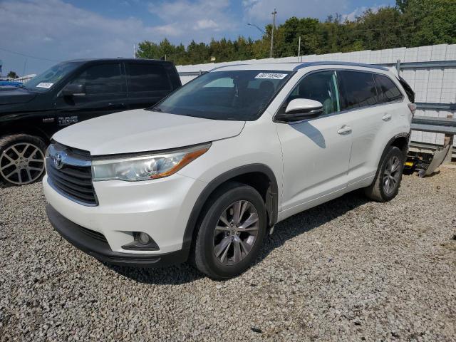 TOYOTA HIGHLANDER XLE 2015 with VIN 5TDKKRFH2FS046746 - Photo from auction
