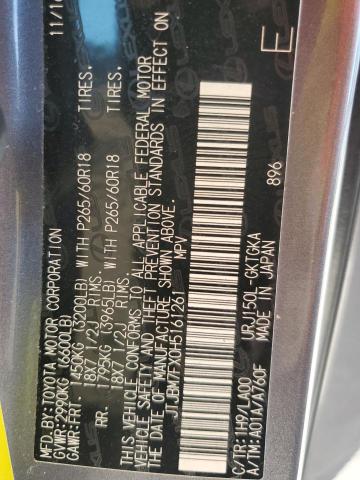 Photo 14 from auction – 2017 LEXUS GX 460 with VIN JTJBM7FX0H5161261