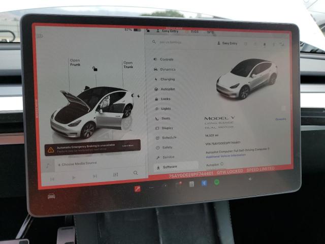 Photo 9 from auction – 2023 TESLA MODEL Y with VIN 7SAYGDEE9PF744401