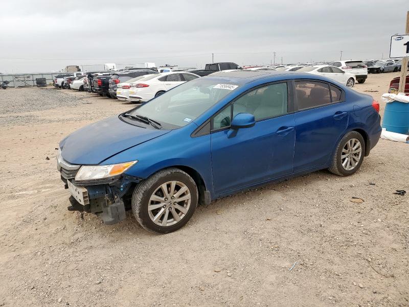 HONDA CIVIC EXL 2012 with VIN 19XFB2F93CE067970 - Photo from auction