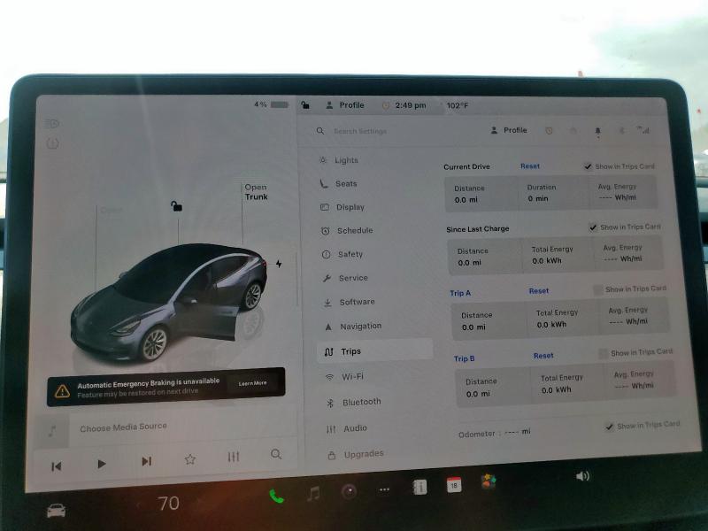 Photo 9 from auction – 2023 TESLA MODEL 3 with VIN 5YJ3E1EA7PF673031