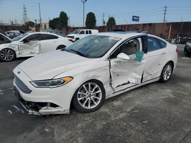 FORD FUSION SE 2017 with VIN 3FA6P0LU6HR105485 - Photo from auction