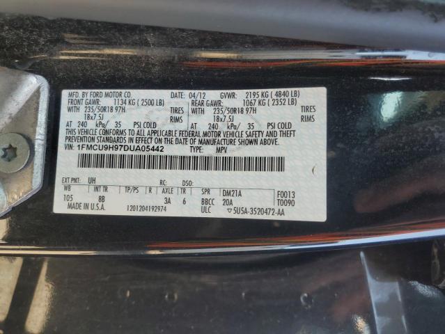 Photo 14 from auction – 2013 FORD ESCAPE SEL with VIN 1FMCU9H97DUA05442