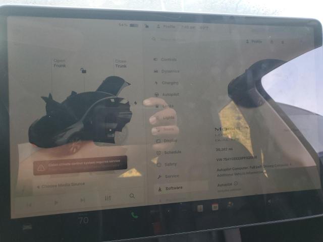 Photo 9 from auction – 2023 TESLA MODEL Y with VIN 7SAYGDEE8PF928616