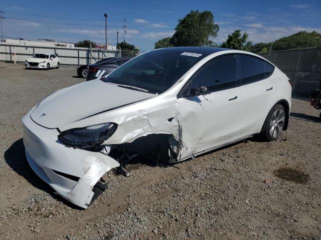 TESLA MODEL Y 2023 with VIN 7SAYGAEEXPF781214 - Photo from auction