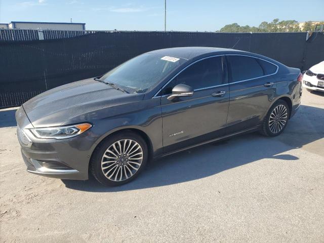 FORD FUSION SE 2018 with VIN 3FA6P0LU9JR273787 - Photo from auction