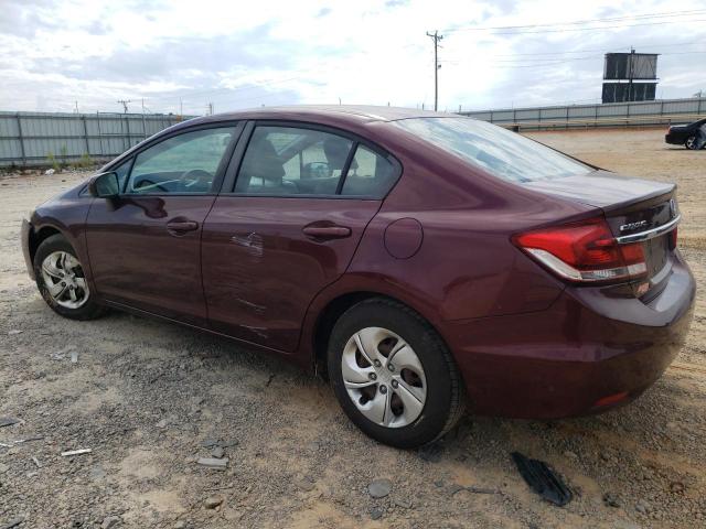 Photo 2 from auction – 2014 HONDA CIVIC LX with VIN 19XFB2F50EE227674