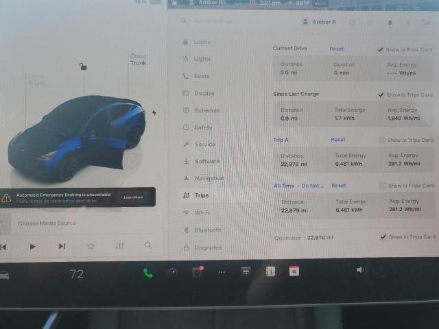 Photo 9 from auction – 2023 TESLA MODEL Y with VIN 7SAYGAEE9PF764730