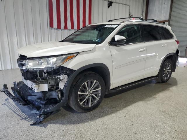 TOYOTA HIGHLANDER SE 2018 with VIN 5TDJZRFH3JS877401 - Photo from auction