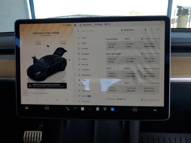 Photo 9 from auction – 2023 TESLA MODEL Y with VIN 7SAYGDEF6PF838342