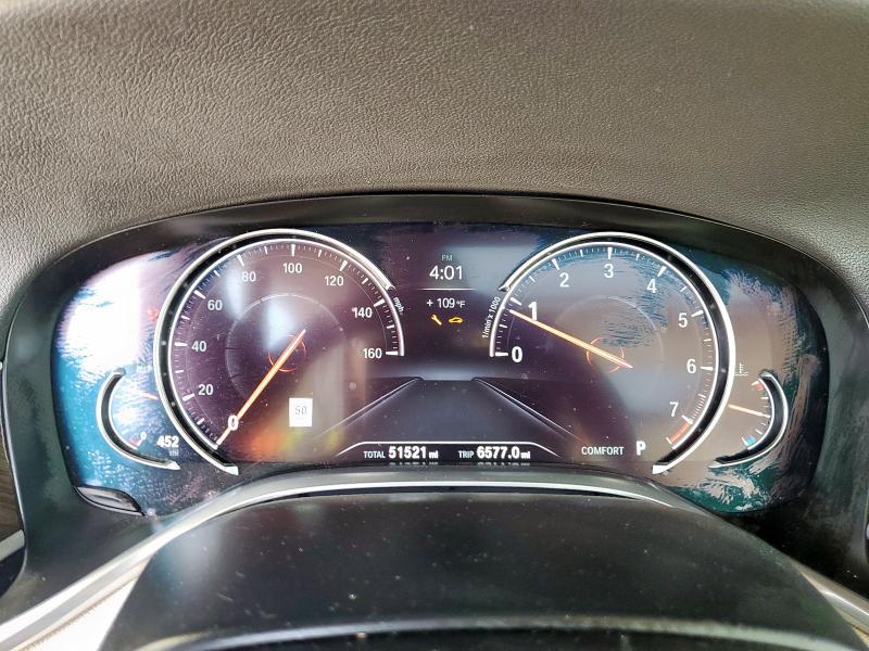 Photo 9 from auction – 2019 BMW 750 I with VIN WBA7F0C59KGM25082