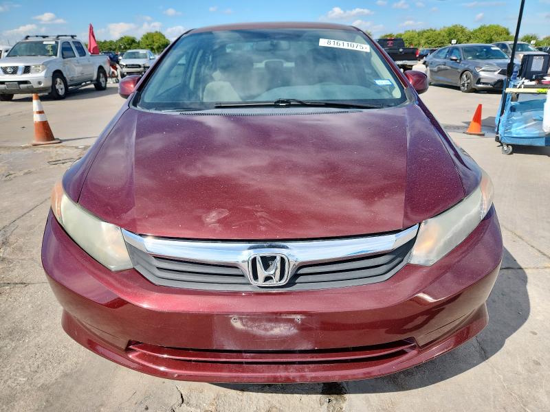 Photo 5 from auction – 2012 HONDA CIVIC LX with VIN 2HGFB2F53CH606848