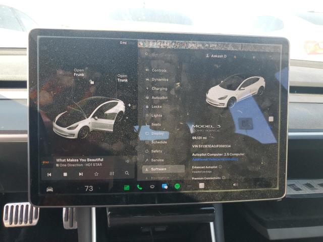 Photo 9 from auction – 2018 TESLA MODEL 3 with VIN 5YJ3E1EA0JF008334