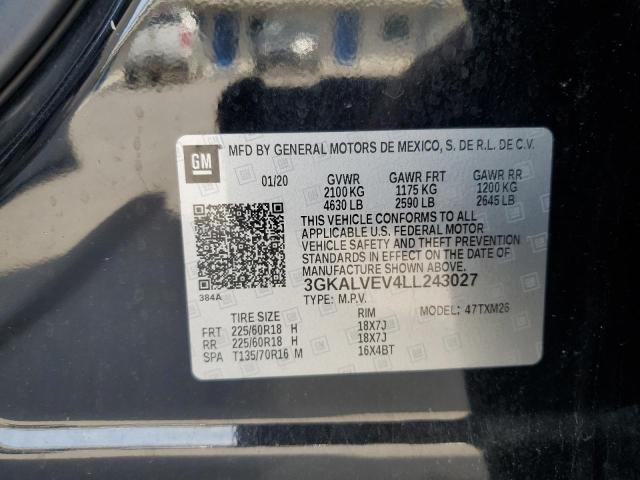 Photo 14 from auction – 2020 GMC TERRAIN SLT with VIN 3GKALVEV4LL243027