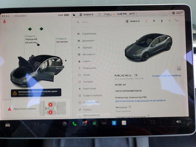 Photo 9 from auction – 2021 TESLA MODEL 3 with VIN 5YJ3E1EA2MF018318