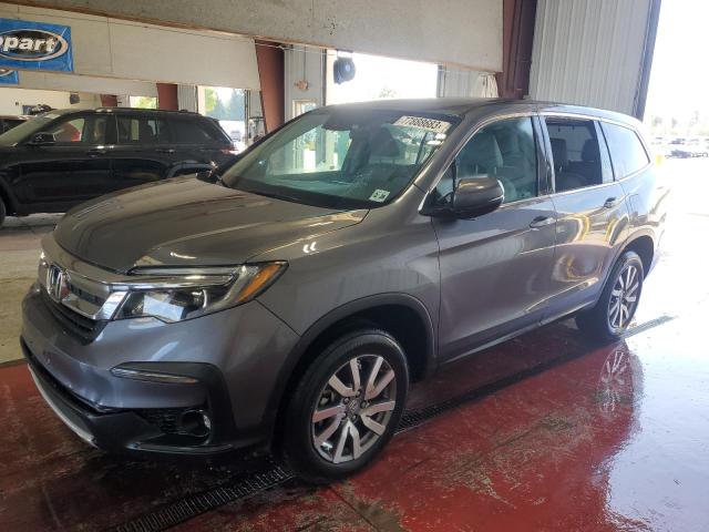 HONDA PILOT EX 2021 with VIN 5FNYF6H35MB050533 - Photo from auction