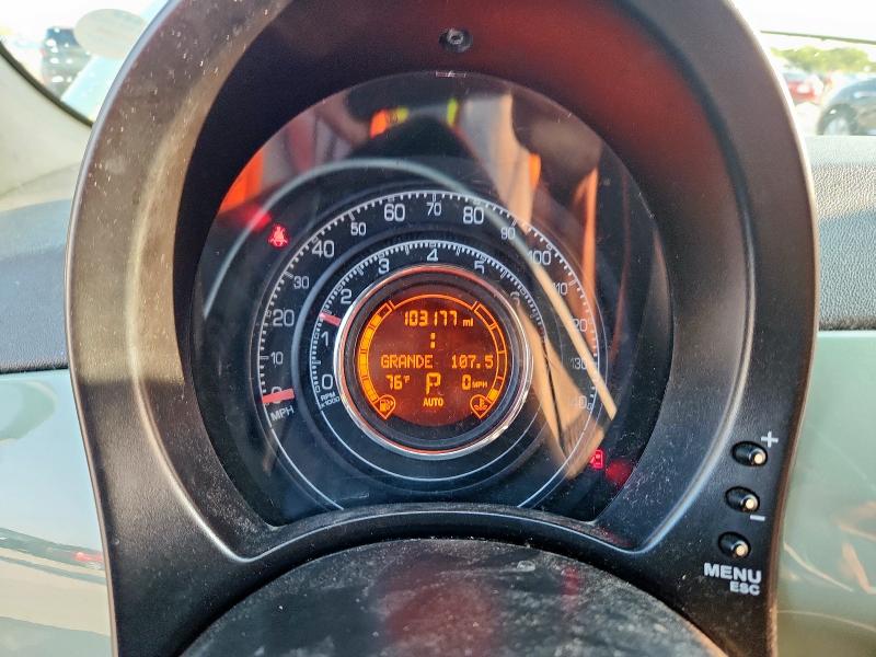 Photo 9 from auction – 2012 FIAT 500 SPORT with VIN 3C3CFFBR3CT207844