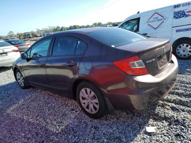 Photo 2 from auction – 2012 HONDA CIVIC LX with VIN 19XFB2F56CE023474