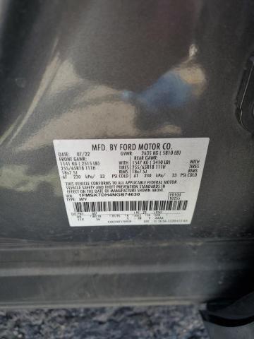 Photo 14 from auction – 2022 FORD EXPLORER X with VIN 1FMSK7DH4NGB74630