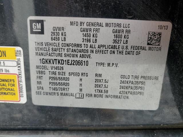 Photo 14 from auction – 2014 GMC ACADIA DEN with VIN 1GKKVTKD1EJ206610
