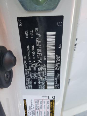 Photo 14 from auction – 2021 TOYOTA 4RUNNER SR with VIN JTEMU5JR6M5941280