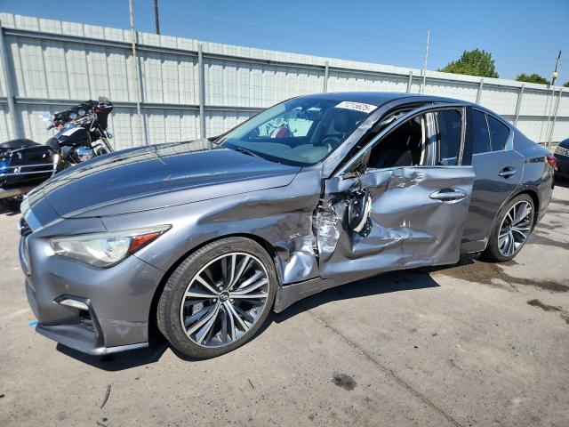 INFINITI Q50 LUXE 2018 with VIN JN1EV7AR8JM434869 - Photo from auction