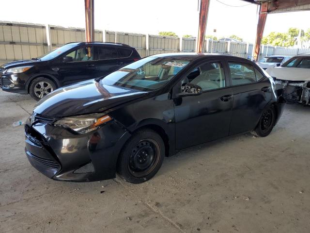 TOYOTA COROLLA L 2018 with VIN 5YFBURHE7JP838504 - Photo from auction