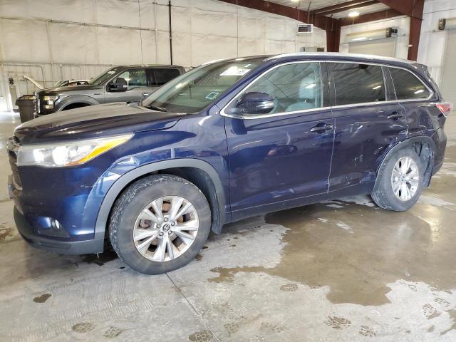 TOYOTA HIGHLANDER 2016 with VIN 5TDJKRFH4GS292565 - Photo from auction